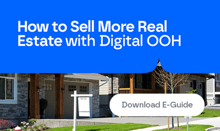 How to Sell More Real Estate with DOOH — free guide cover