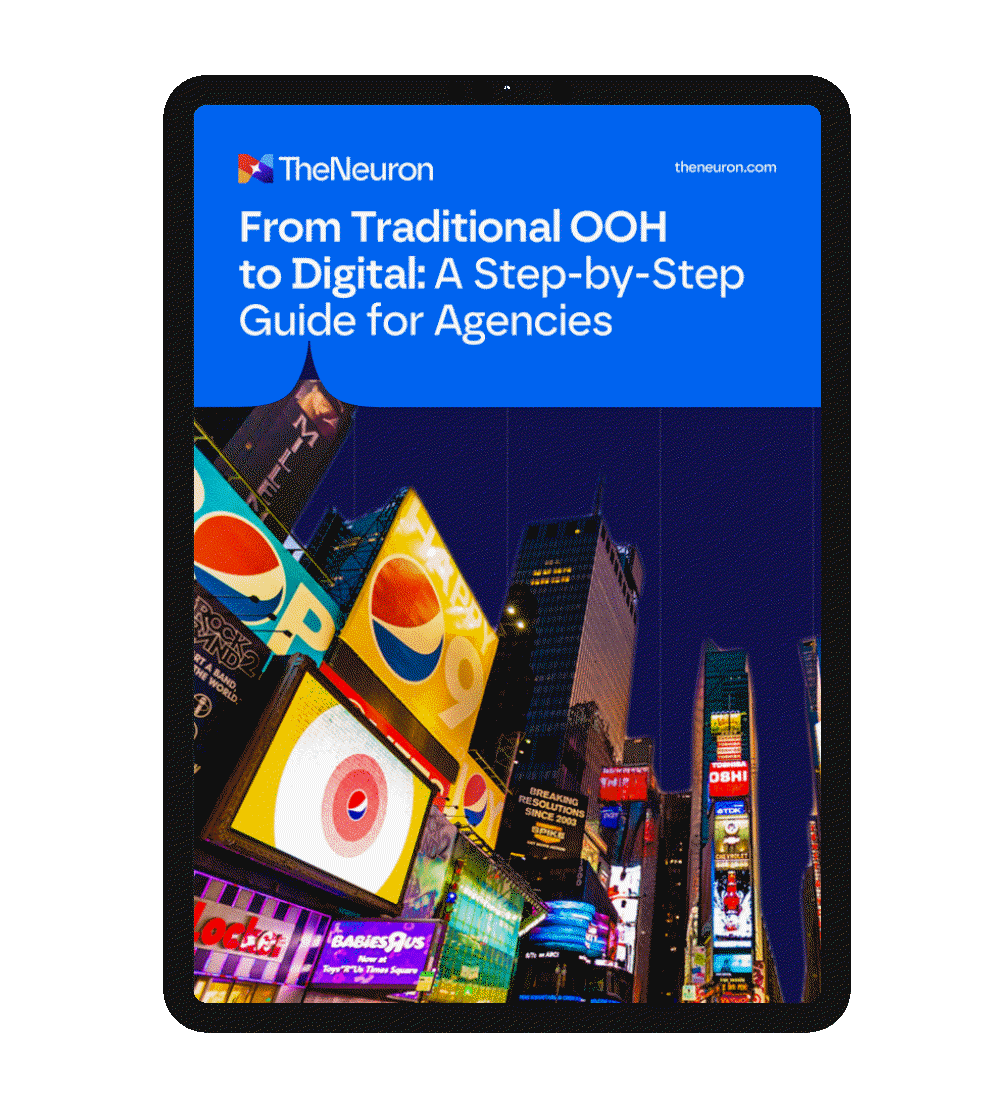 From Traditional OOH to Digital DOOH — free guide cover
