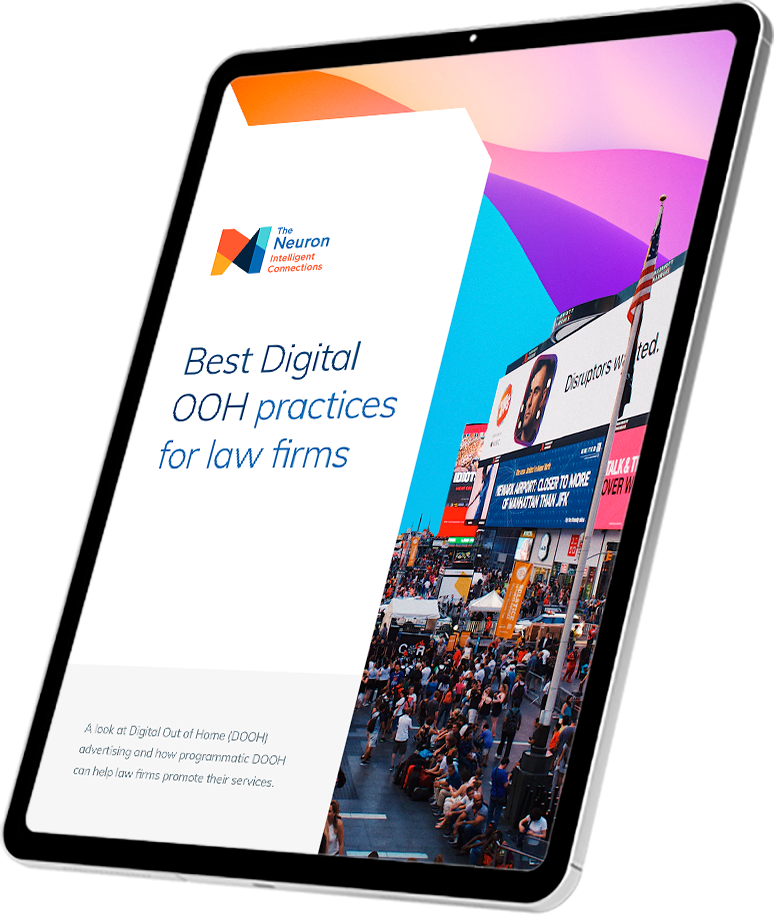 DOOH Best Practices for Law Firms — free guide cover