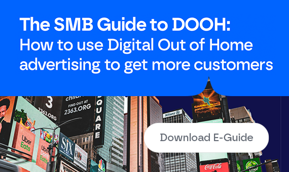 The SMB Guide to DOOH — free guide cover