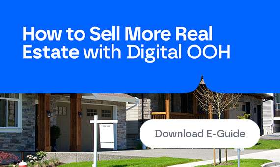 How to Sell More Real Estate with DOOH — free guide cover